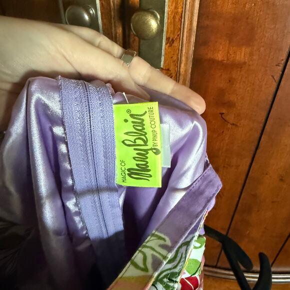 Mary Blair by Pinup Couture Lips and Roses Evangeline Wiggle Dress Medium - Picture 5 of 10